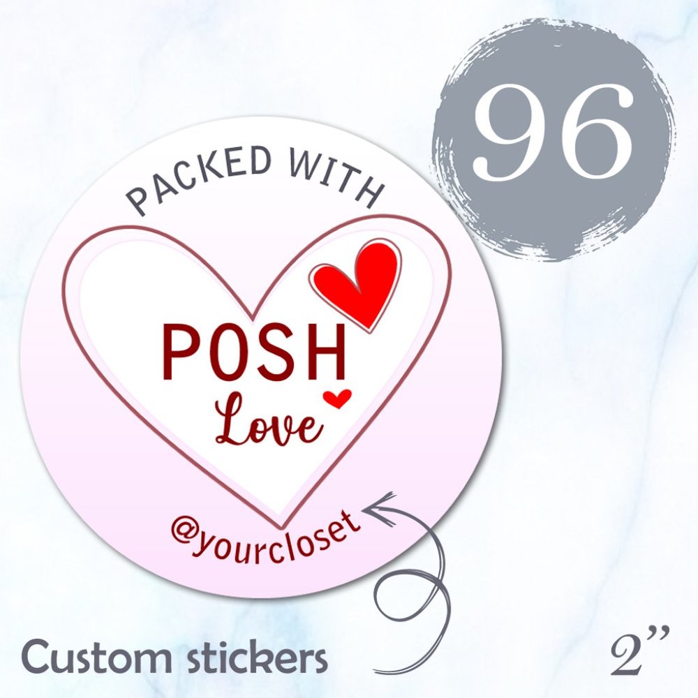 96 Thank You Stickers